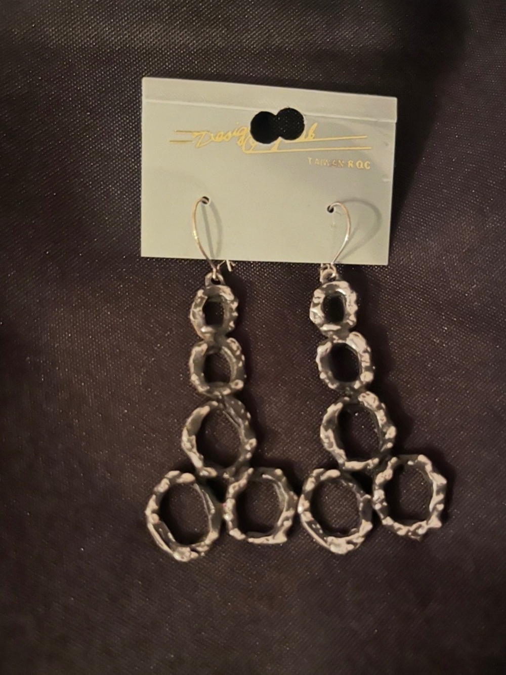 Vintage Late 80’s and Early 90’s hammered Earrings.